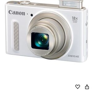 Canon SX610 HS White Digital Camera
